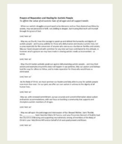 Prayers of Reparation and Healing
